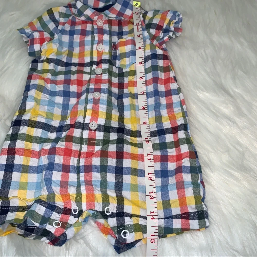 Carter’s plaid outfit - 6 months